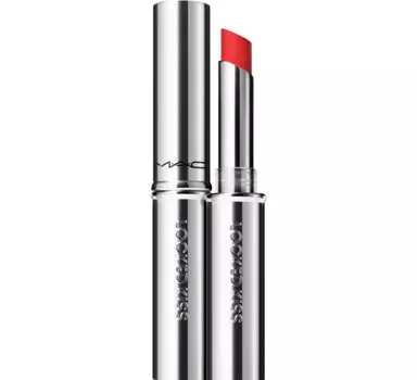 Стойкая губная помада с матовым эффектом MAC Cosmetics Locked Kiss 24h Lipstick, оттенок Gutsy 1,8 г
