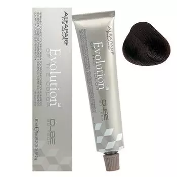 Стойкая краска для волос 5.3 светло-золотисто-коричневый Alfaparf Evolution Of The Color Cube, 60 мл