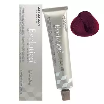 Стойкая краска для волос 5.62 русый красно-переливающийся Alfaparf Evolution Of The Color Cube, 60 мл