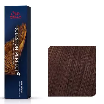 Стойкая краска для волос 5/73, 60 мл Wella Professionals Koleston perfect me+, цвет 5/73