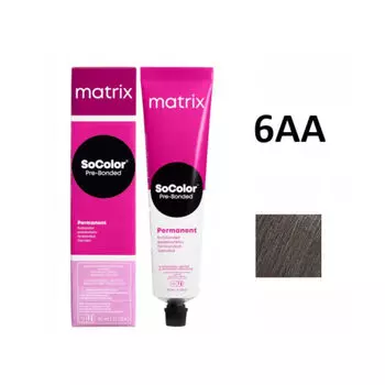 Стойкая краска для волос 6аа Matrix Socolor Pre-Bonded, 90 мл