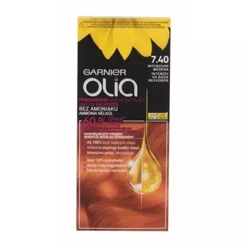 Стойкая краска для жирных волос Olia без аммиака 50 г, Garnier
