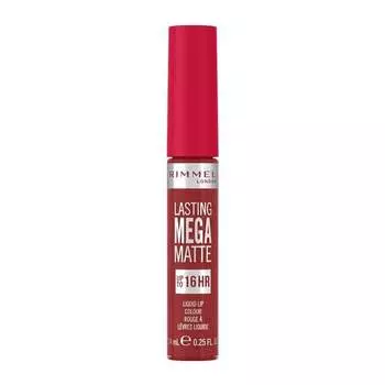 Стойкая матовая жидкая помада 500 Fire Starter, 7,4 мл Lasting Mega Matte, Rimmel