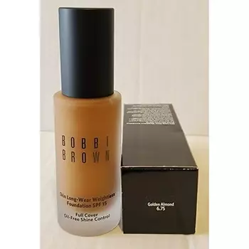 Стойкая невесомая тональная основа Bobbi Brown Skin SPF15 #Golden Almond 6.75