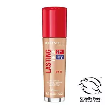 Стойкая тональная основа для лица 160 Vanilla SPF20, 30 мл Rimmel, Lasting Finish 25HR