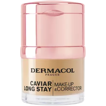 Стойкая тональная основа с экстрактом икры и консилером 2 Dermacol Caviar Long Stay, 30 мл