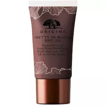 Стойкая тональная основа с цветочным ароматом Origins Pretty In Bloom SPF 20, 1 унция, 740 Very Deep Cool