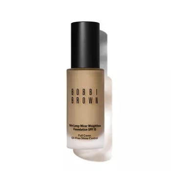 Стойкая тональная основа с SPF15 skin long-wear weightless foundation spf15 Bobbi Brown, цвет cool sand, 30 мл