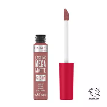 Стойкая жидкая матовая помада 110 Rimmel Lasting Mega Matte, 7,4 мл