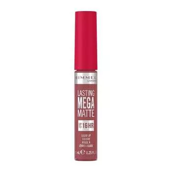 Стойкая жидкая матовая помада 210 Rose & Shine, 7,4 мл Lasting Mega Matte, Rimmel
