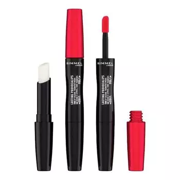 Стойкая жидкая помада Provocalips Rimmel, цвет 500 kiss the town red, 2,3 мл + 1,6 мл