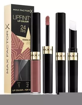 Стойкая жидкая помада с бальзамом Max Factor Lipfinity Rising Stars, оттенок 082 Stardust