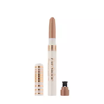 Стойкие тени для век и подводка для глаз в одном средстве eye swipe longwear 2-in-1 shadow liner Zoeva, цвет peach champagne, вес 1.4 гр.