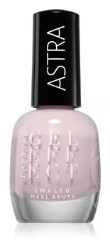 Стойкий лак для ногтей Astra Make-up Lasting Gel Effect, оттенок 65 Berry Smoothie 12 мл