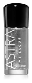 Стойкий лак для ногтей Astra Make-up My Laque 5 Free, оттенок 39 Precious Silver 12 мл