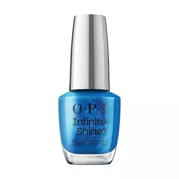 Стойкий непрозрачный синий лак для ногтей OPI Infinite Shine с ярким мерцающим покрытием, 0,5 жидких унции — Do You Sea What I Sea?