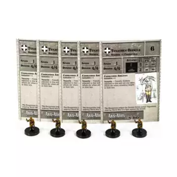 Стойкий офицер (U) x5, Axis & Allies - Collectible Miniatures Game - Reserves Singles