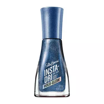 Стойкий, сияющий лак для ногтей 107 голографический черный, 9,17 мл Sally Hansen Insta dri holo glow, цвет 107 holo-black