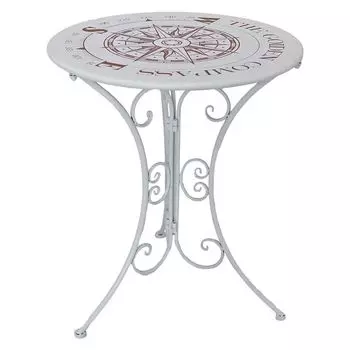 Стол Bistro, дизайн компас, утюг, белый, 60 см etc-shop