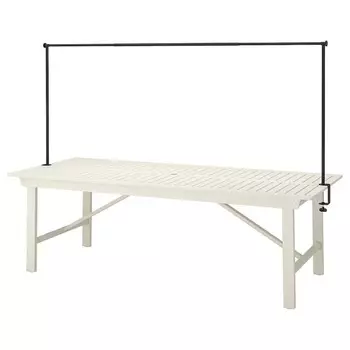 Стол Ikea Vrmans/helge Decorative Bar For Outdoor Use, белый, бежевый, черный, 235 см