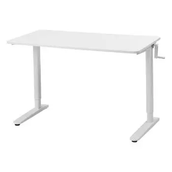 Стол регулируемый Ikea Relatera 117X60 см, белый
