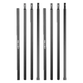 Столб для навеса Pelliot, 2 метра, 4 секции, кронштейн для железной трубы, опорный столб для палатки 16106211-черный обсидиан