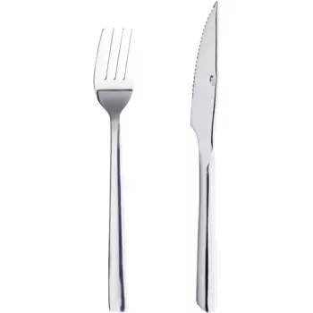 Столовые приборы для стейка aida RAW «RAW», (набор, 8 шт.), цвет steel