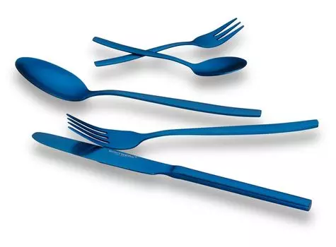 Столовые приборы Echtwerk Positano-Blue Edition, 30 предметов, на 6 человек, синий