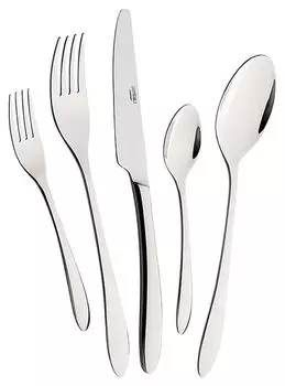 Столовые приборы Mulex Cromirage Loretta полированная нержавеющая сталь 18.10 30 шт