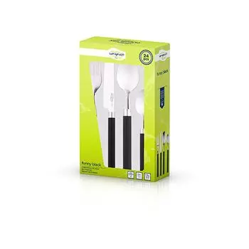 Столовые приборы San Ignacio FUNNY Black Нержавеющая сталь 24 предмета, черный