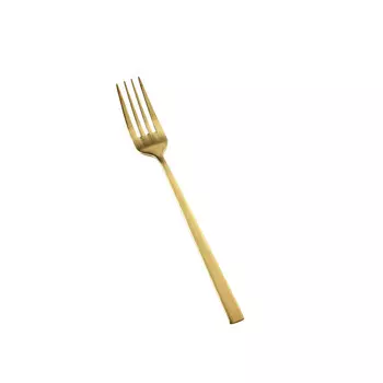 Столовые приборы, столовая вилка из латуни с PVD-покрытием, нержавеющая сталь, 20 см Bitz, золото