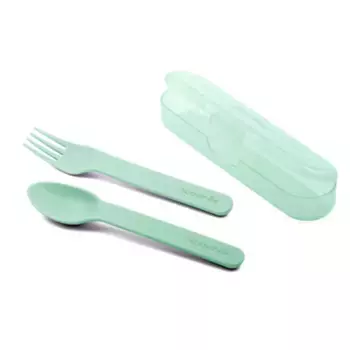 Столовые приборы Suavinex, бирюзовый