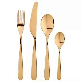 Столовый набор Ikea Tillagd, 24 предмета, желтый