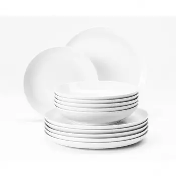 Столовый набор Lido белый круглый, 12 предметов Seltmann Weiden, белый