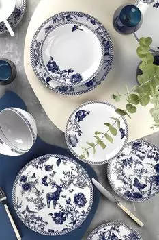 Столовый сервиз Hermia Concept полумесяц-KTP3413, коричневый