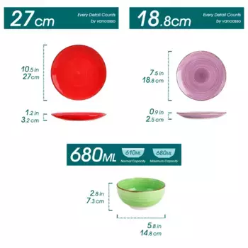 Столовый сервиз из керамики Vancasso