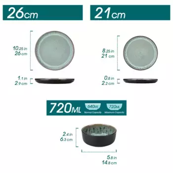 Столовый сервиз из керамики Vancasso