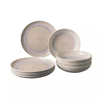 Столовый сервиз перлемор песочный 8 шт Villeroy & Boch, песочный
