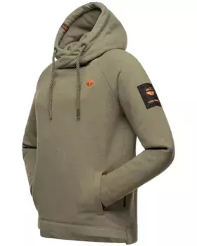 Stone Harbour Hoodie "Caspian Sailor", спортивная толстовка с большими шнурами, зеленый