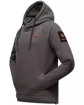Stone Harbour Hoodie "Caspian Sailor", спортивная толстовка с большими шнурами, серый