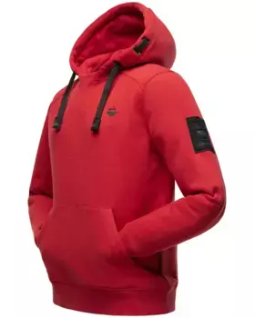 Stone Harbour Sweater "Funny Finch", стильная мужская толстовка с модными шнурками, красный