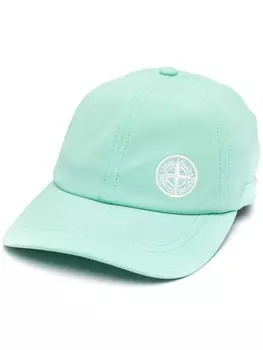Stone Island бейсболка с вышитым логотипом, зеленый