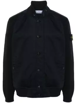Stone Island бомбер с нашивкой Compass, синий