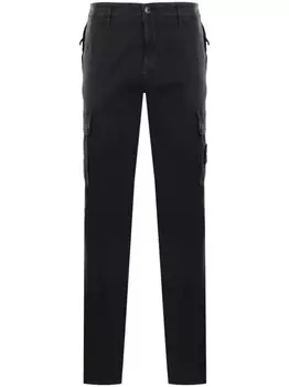 Stone Island брюки карго прямого кроя, черный
