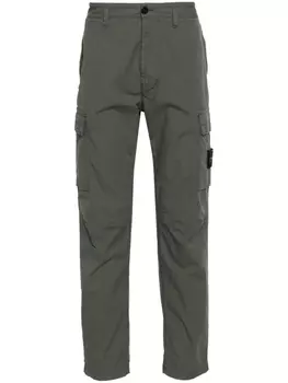 Stone Island брюки карго с нашивкой Compass, зеленый