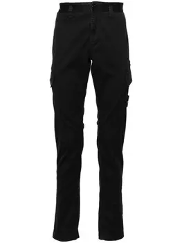 Stone Island брюки карго с нашивкой Compass, серый