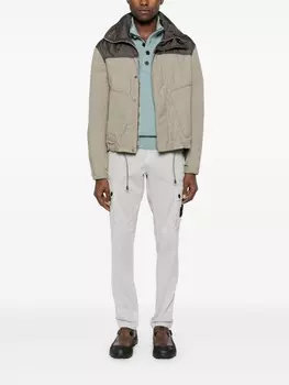 Stone Island брюки карго с нашивкой Compass, серый