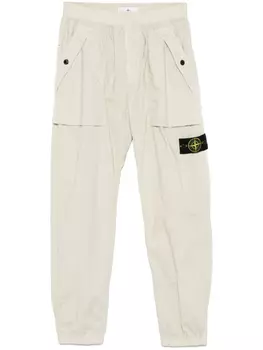 Stone Island брюки с нашивкой Compass, нейтральный
