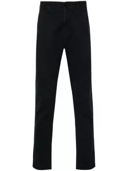 Stone Island брюки с нашивкой Compass, синий