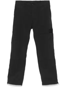 Stone Island брюки с нашивкой Compass, синий